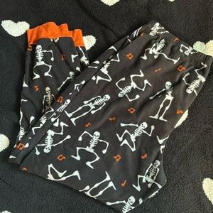 2x skeleton pj pants